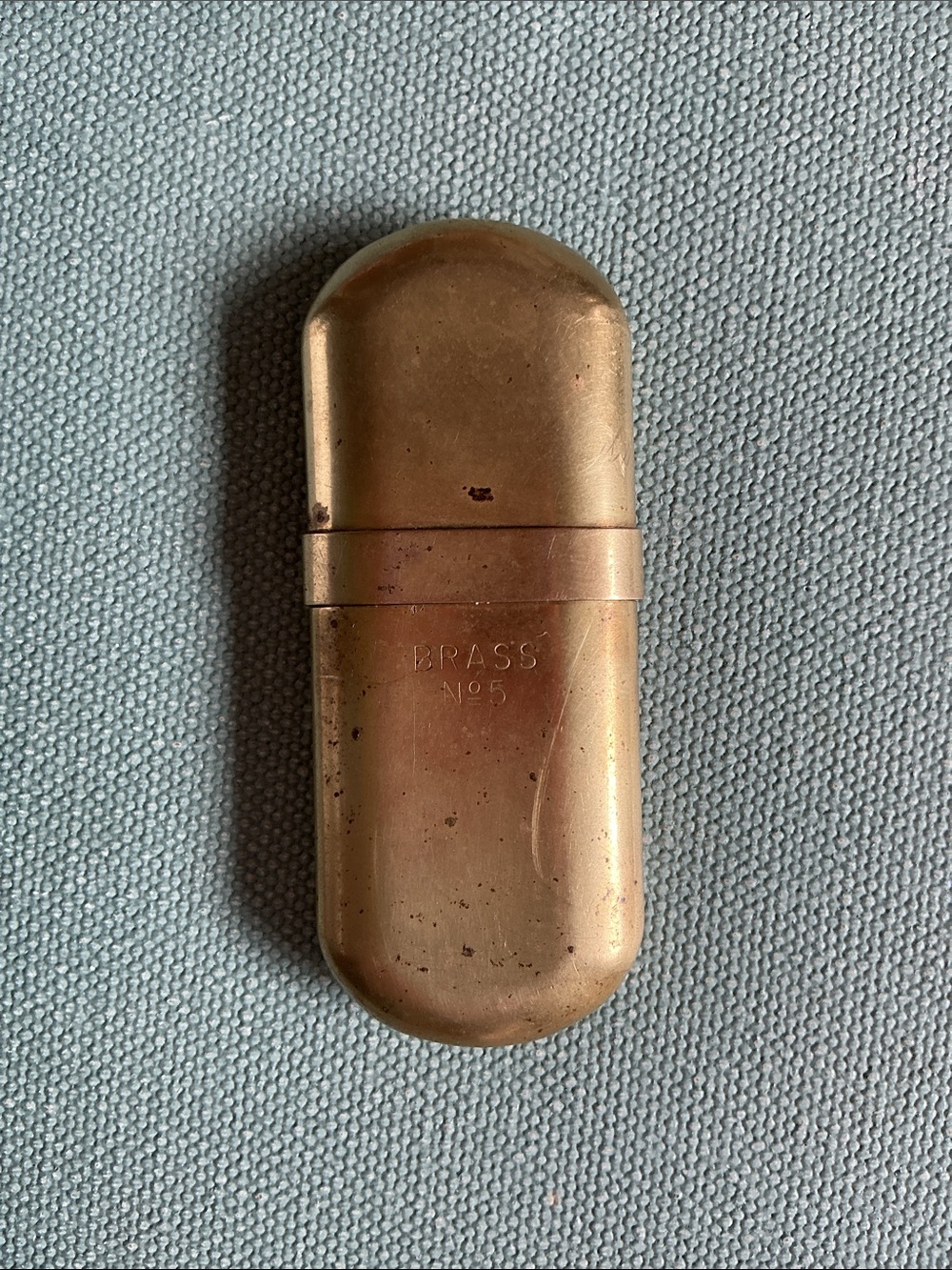Vintage Smoke Time Brass Trench Lighter WW2